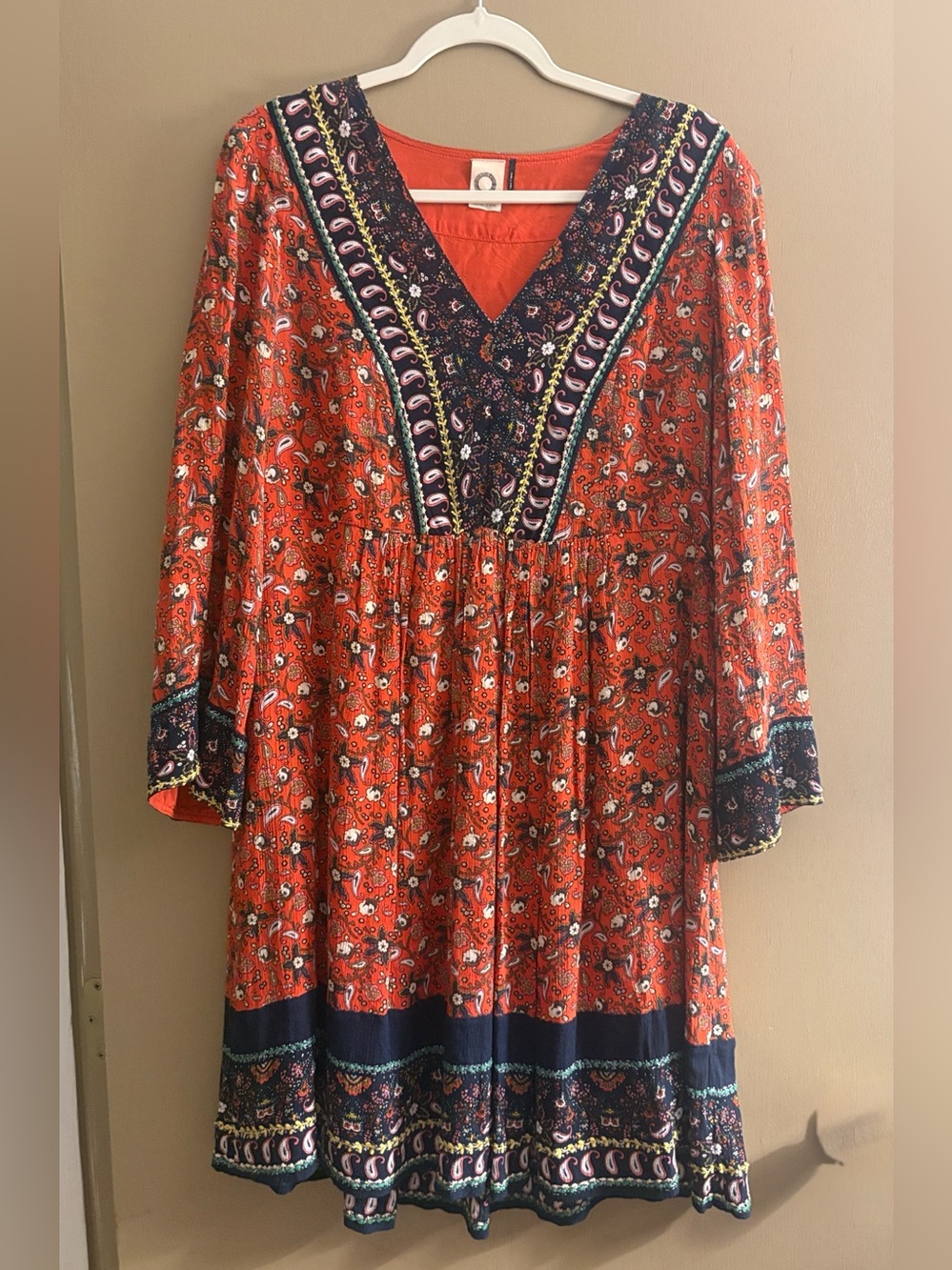 Anthropologie Akemi + Kin Rosalind Embroidered Dress